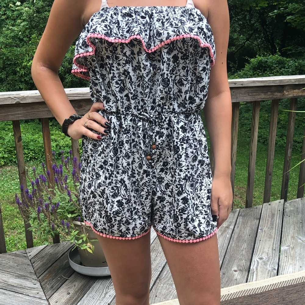 Strapless Romper